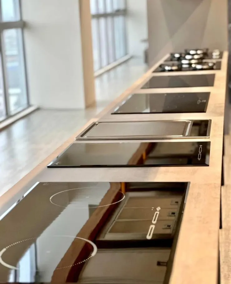 圖片提供:豪山總部IH爐展示區