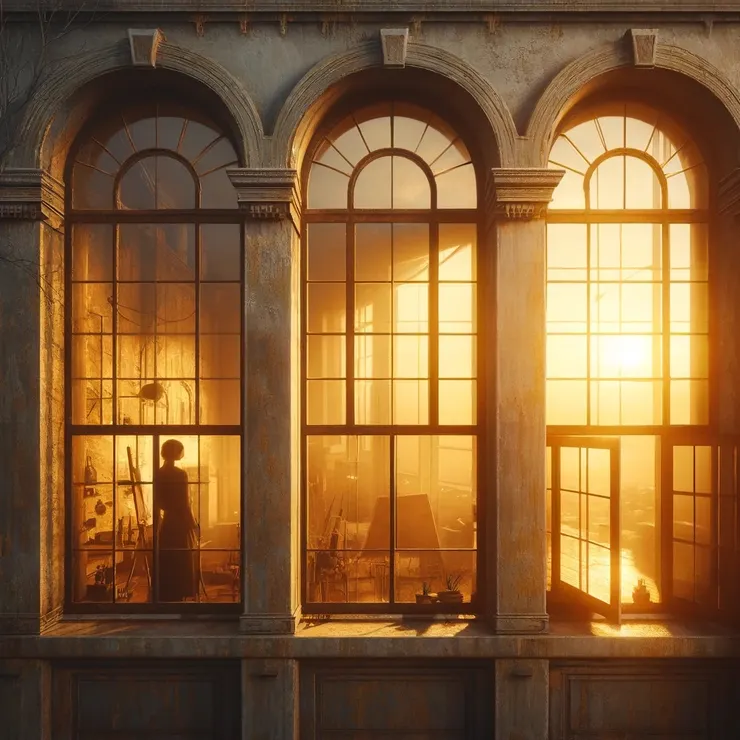 For a moment, it was easy to imagine Jane by the window, her silhouette part of the building's own story, a testament to the lives that once filled its spaces.