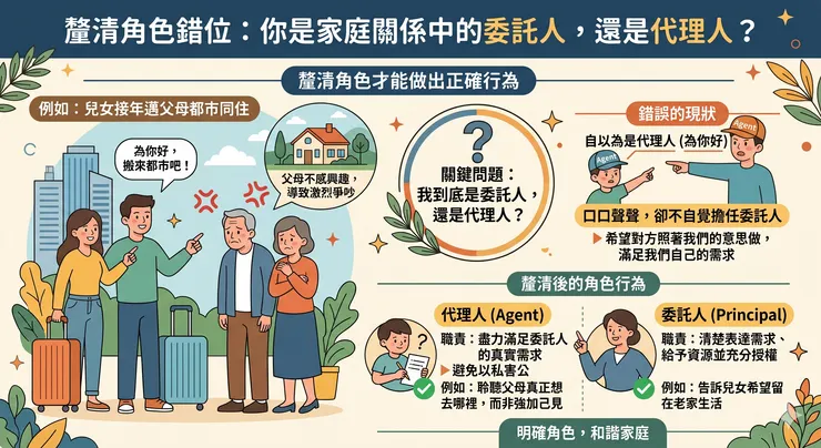 家庭與人際關係中「角色錯位」