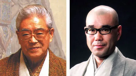 久保田一竹 與 二代目久保田一竹(兒子:悟嗣)/照片來源:網頁資訊