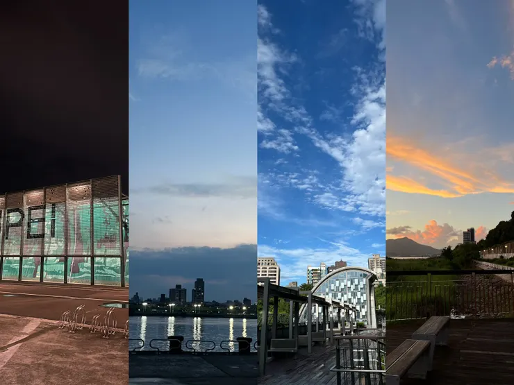 每次去跑步我都會拍照，記錄我為數不多的努力。但不知道為什麼，跑步那天的天空真的比較漂亮。圖片本人拍攝。