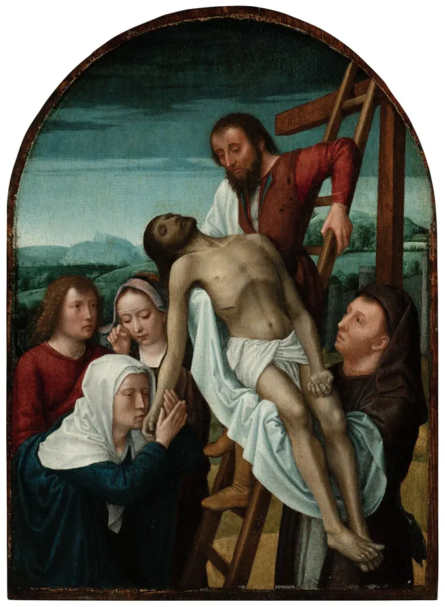 Workshop of Gerard David - The Deposition (Undated) / Oil on canvas