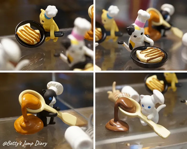 ▲竹北貓角落-美食貓咪公仔 /圖片來源：Betty's Jump Diary