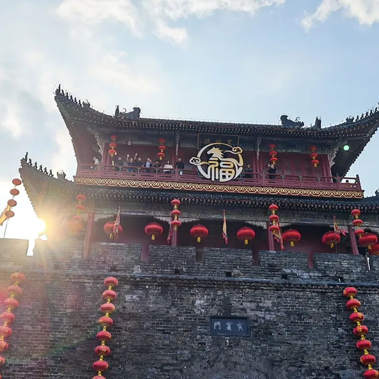 賓陽樓，關羽為了防備敵人蓋的塔樓