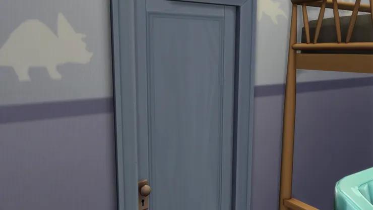 門的另一面也是恐龍圖案,不知大家記不記得?