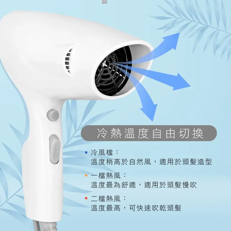 2️⃣ KINYO 時尚輕巧吹風機 (KH-181)