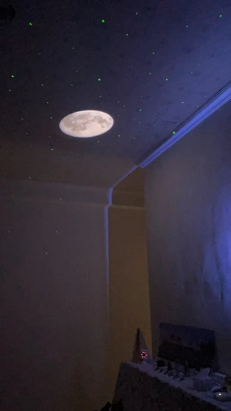 單只有月亮跟星星也很好