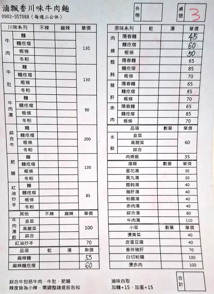 ▲苗栗通霄「滷飄香川味牛肉麵」 / 圖片來源：Betty's Jump Diary