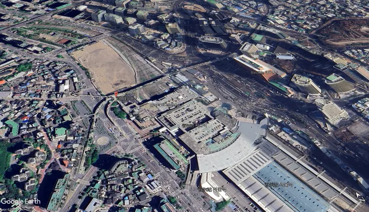 韓國 - 首爾 - 首爾路7017(google earth)