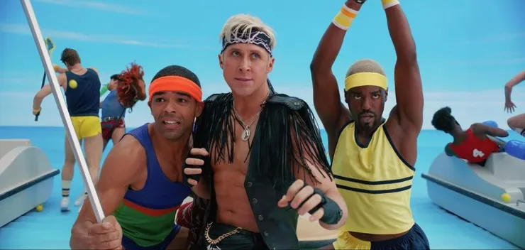 將現實世界中的父權思想帶進芭比樂園，卻引發爭鬥的肯尼 (圖片來自Yahoo電影戲劇)