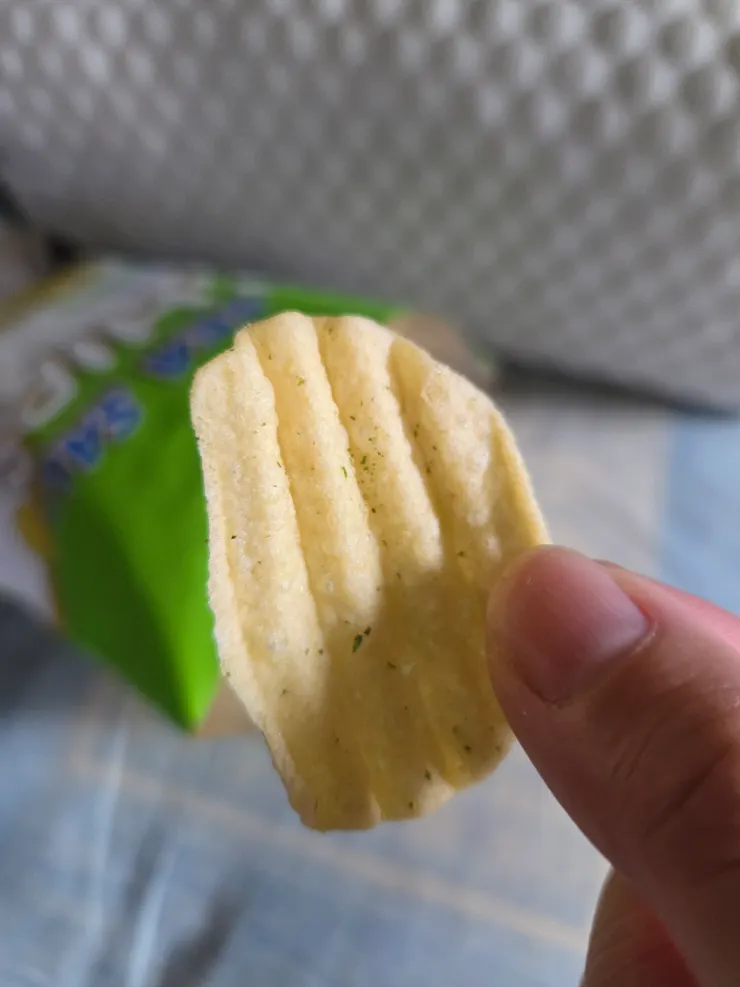 每片洋芋片基本都是完整的