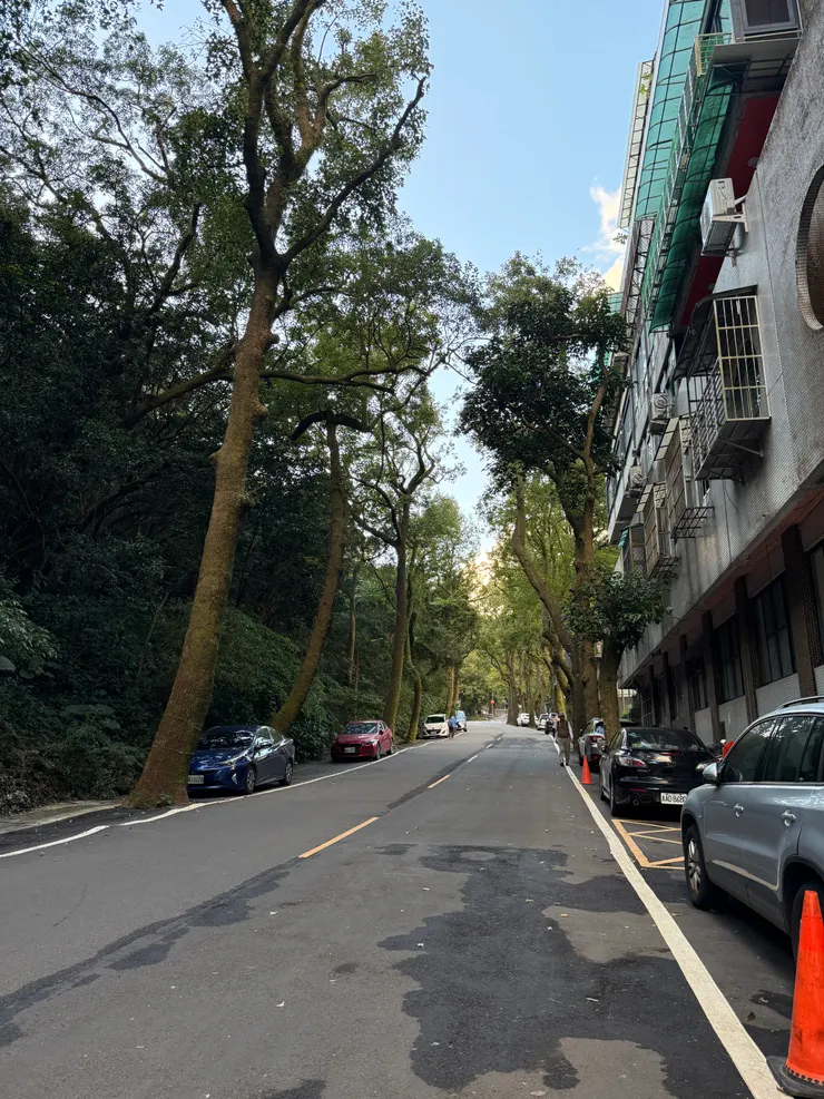 一路上行的路，秋高氣爽宜人