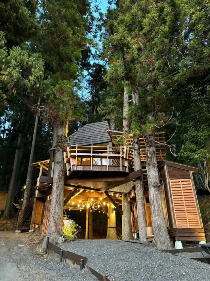 ▲世界第一座CLT樹屋就在日本千葉和心村