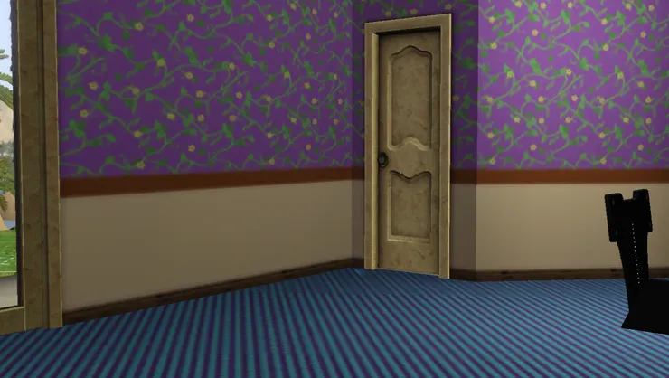 這房間又是三尖八角的。