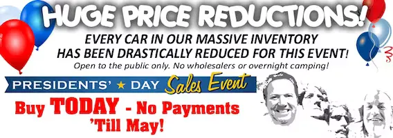 總統日汽車促銷活動