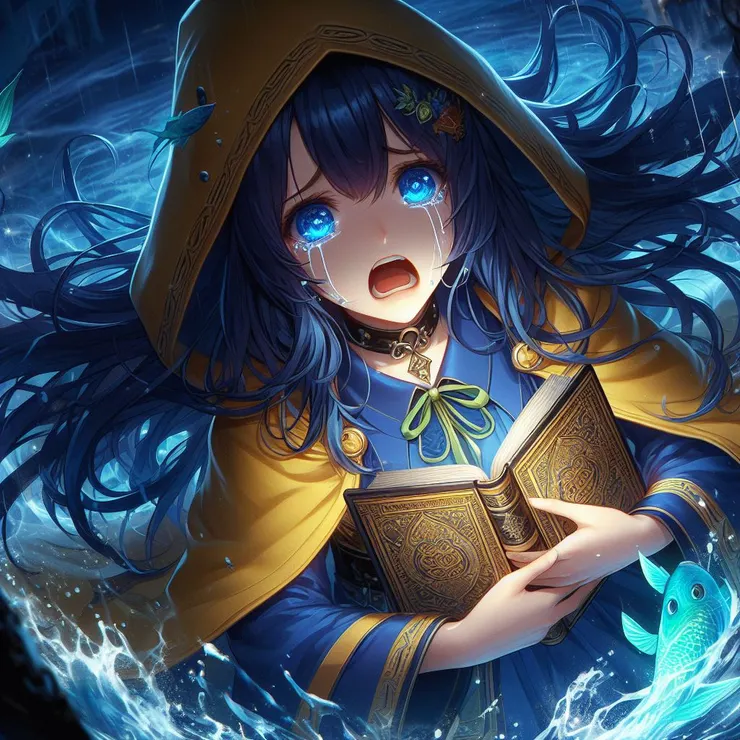 妙妮被海底人首領使用大絕招<天海>抓走了。