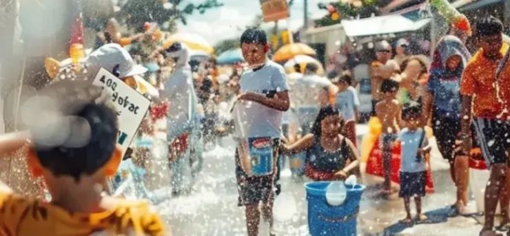 泰國潑水節