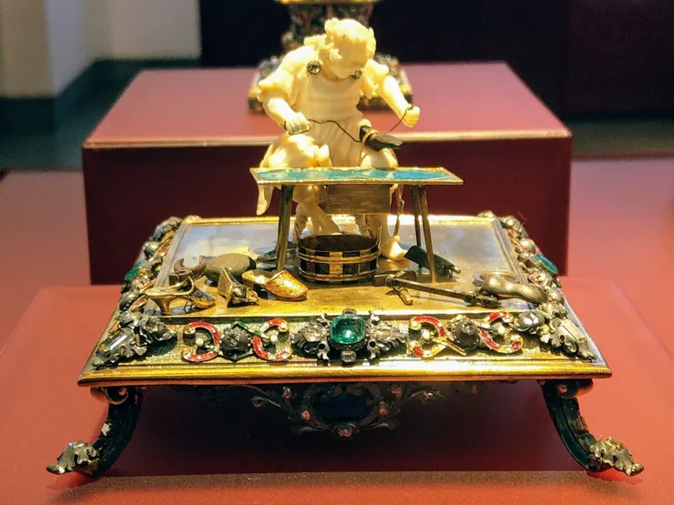 象牙雕百工百業之鞋匠