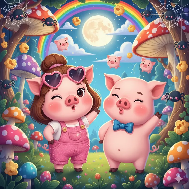 辣妹豬與啾咪豬