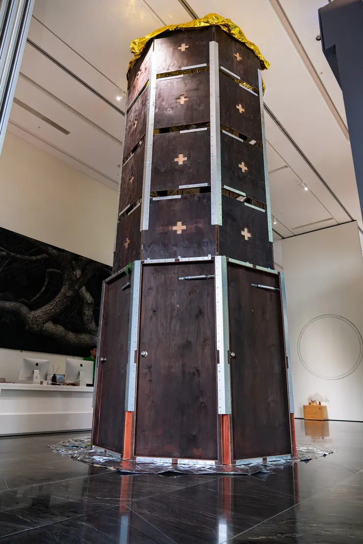作品〈太空漫遊的直立空間〉全景圖