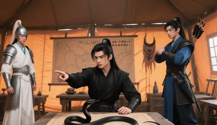 蘇妄得知消息下令救援的場景