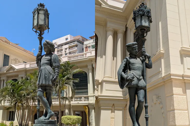 博物館戶外燈柱(攝於2025年)