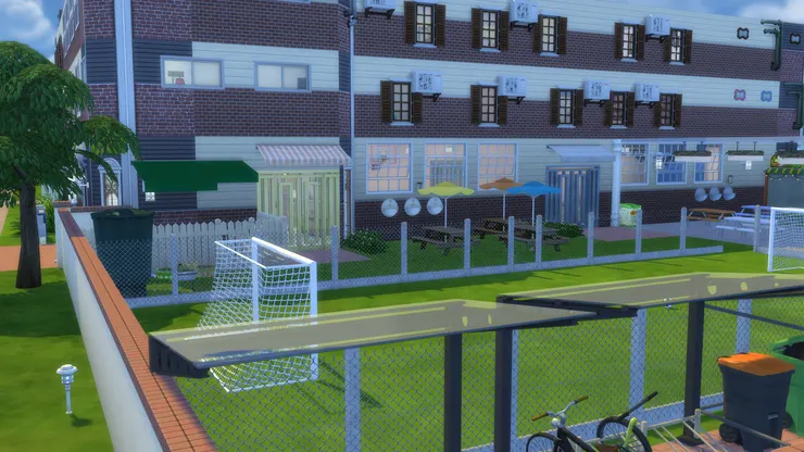 校園環境挺怡人，我盡量設計得舒適些。