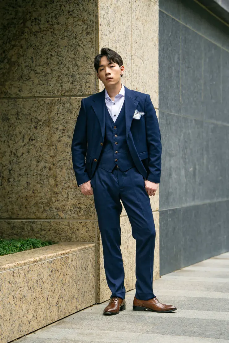 5. 威爾斯格紋西裝外套 823 藍格紋