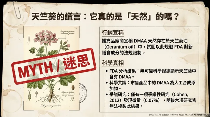 「天竺葵來源」的爭議重點