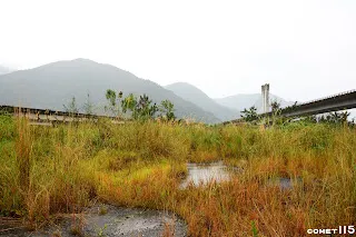 左側是南澳北溪橋，右側是蘇花改大南澳陸橋