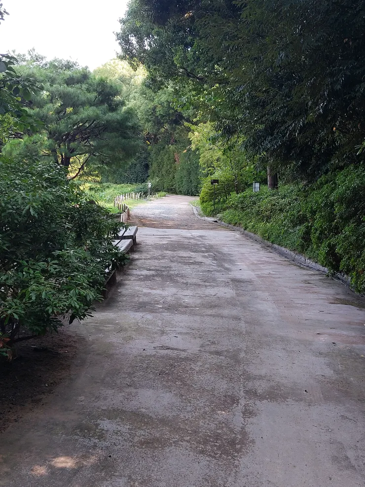 慢慢的走向庭園深處～