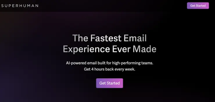 Superhuman 官網