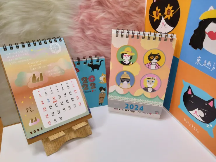 今年是第11年自製桌曆