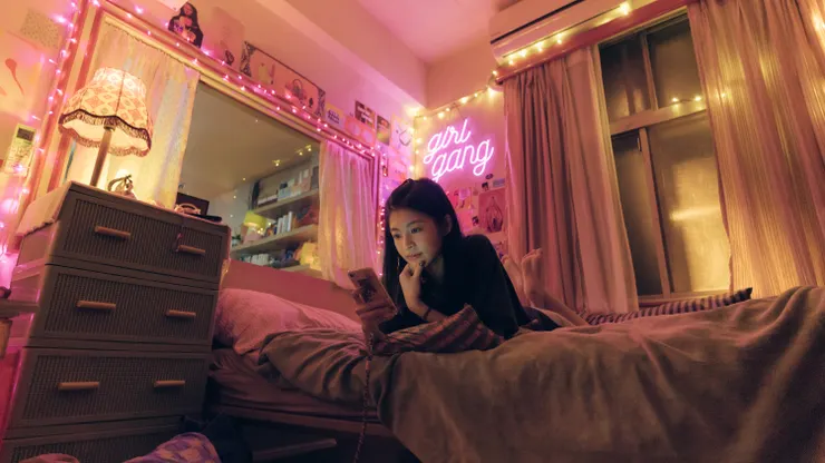 詹子萱的台詞中，有著不少的專有名詞。照片提供：Netflix