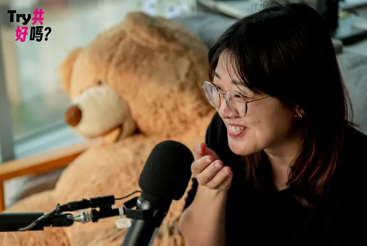 受訪時逸榛笑容背後，是一段從迷惘走向清晰的旅程。 她說：「我沒變得比較厲害，只是選擇學習。」