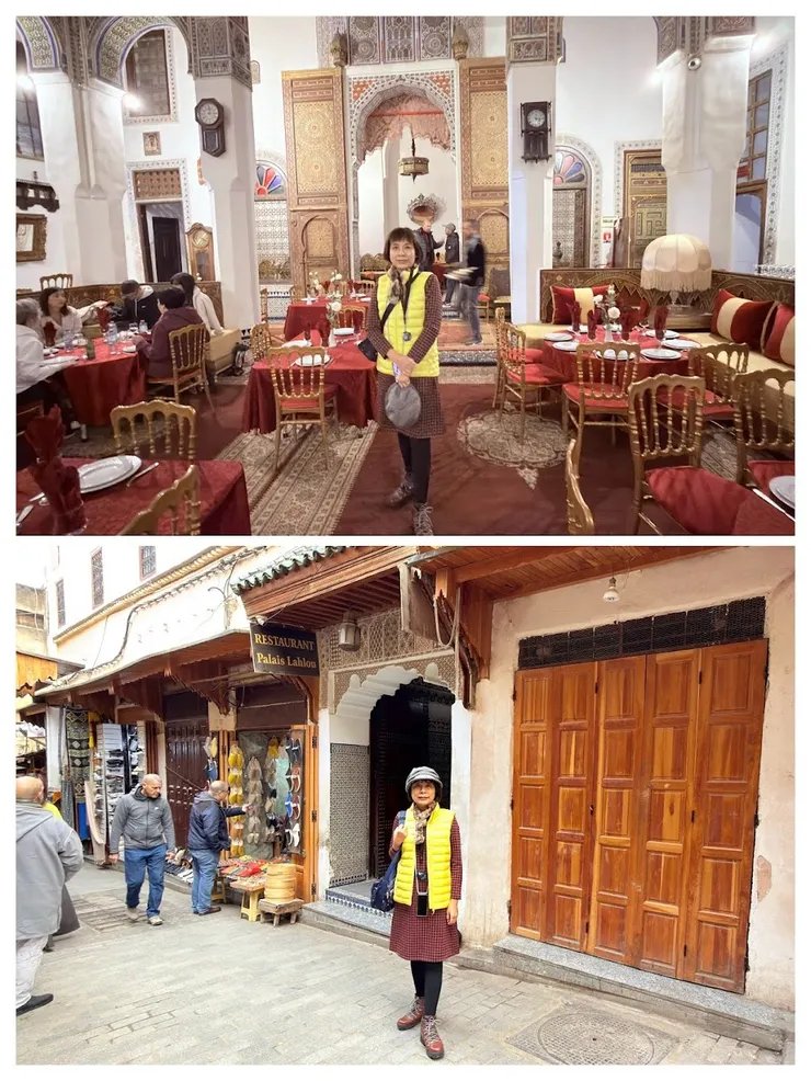 餐廳門口很低調，里亞得改造的餐廳，這是中庭所在。