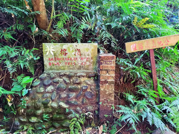 石空古道上幾個著名的先民生活遺跡