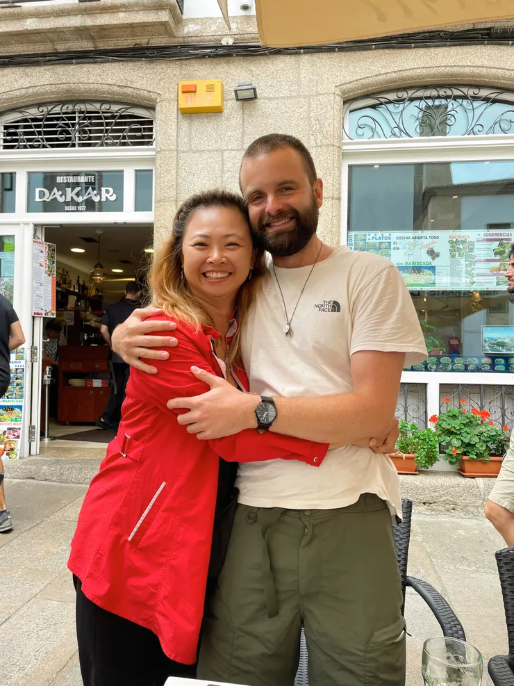 我 與 Henry 於離別前巧遇了,也好好的道別了。