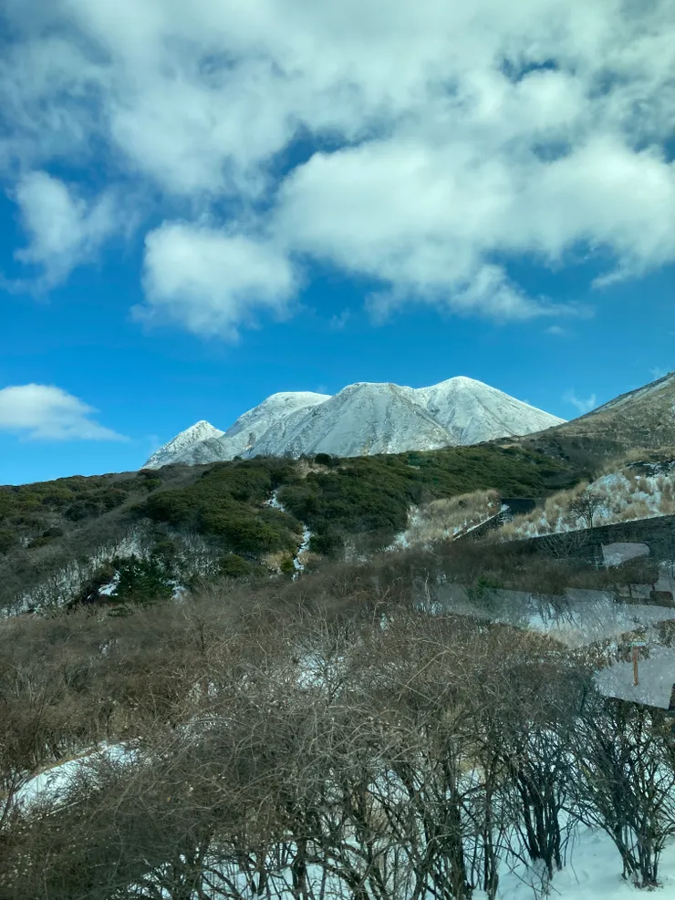 九州橫斷巴士路上一景