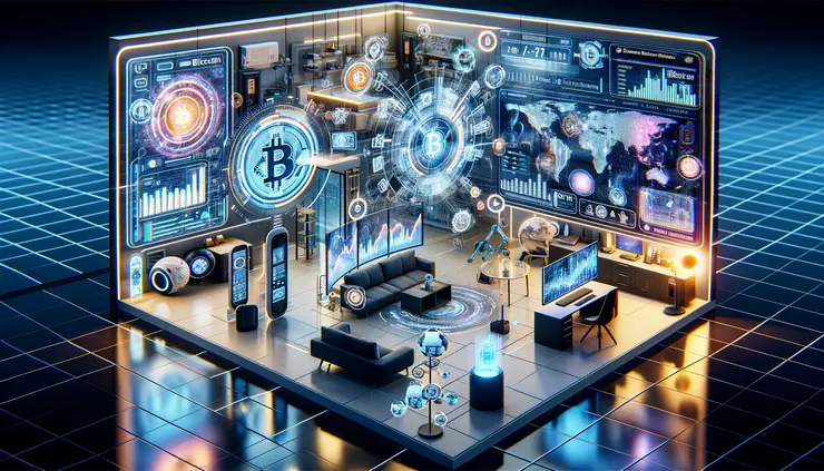 比特幣佈局AI生成圖