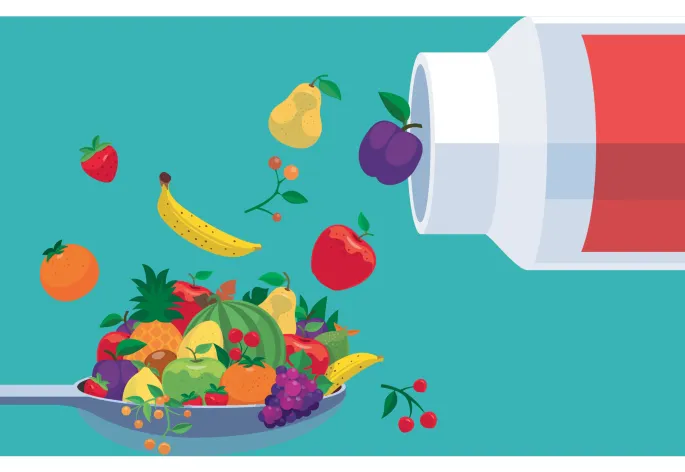 餐盤即藥方為近期熱議的飲食理念 (photo by id-work/ DigitalVision Vectors / Getty)