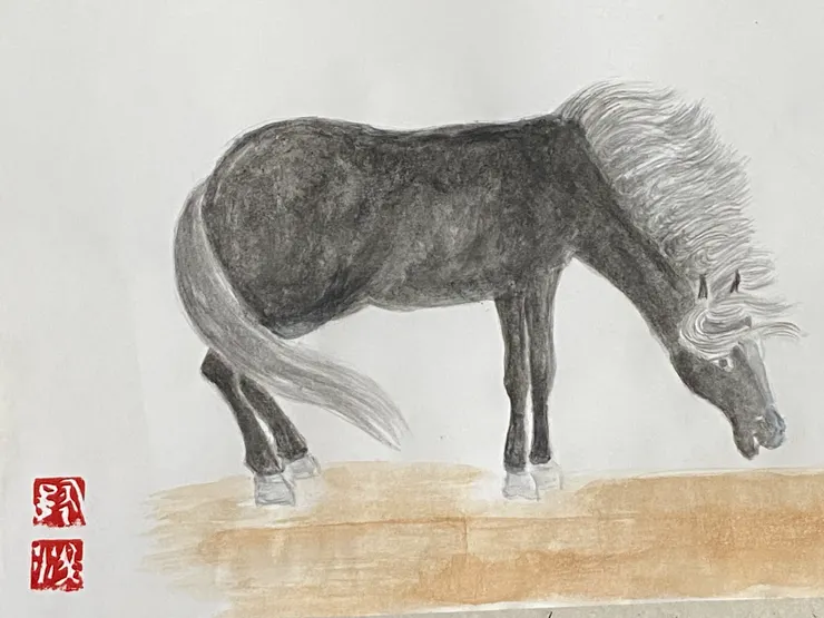 假若我變成馬，風吹來時候會怎樣呢？