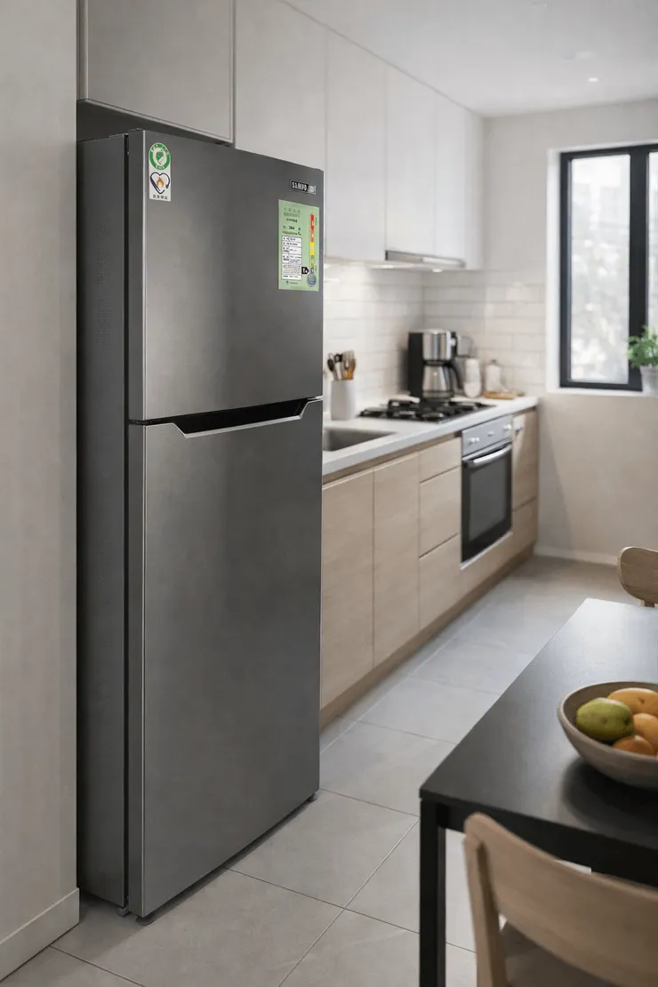 SAMPO聲寶 250公升1級變頻鋼板雙門冰箱