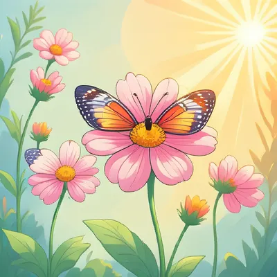 花若盛開，蝴蝶自來