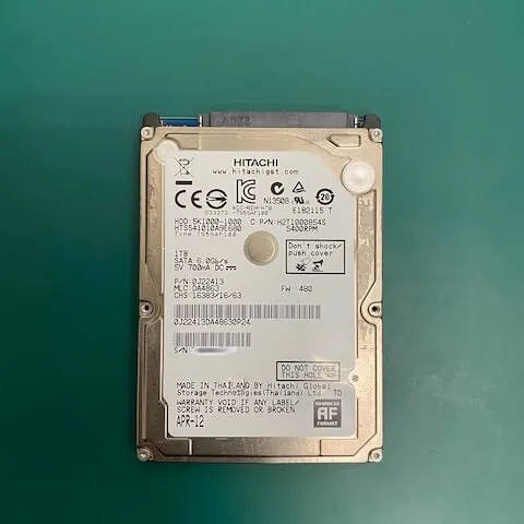 Hitachi HTS541010A9E680 資料救援推薦