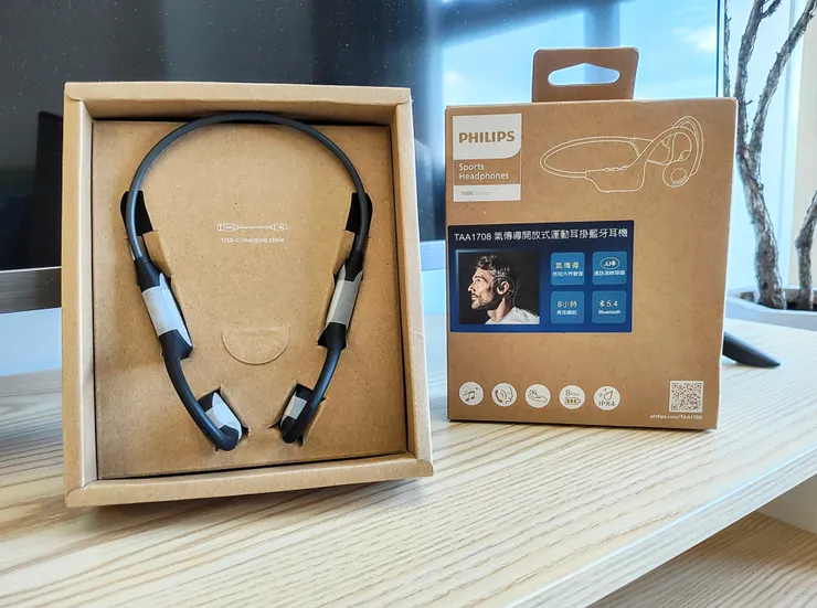 PHILIPS 氣傳導運動耳掛藍牙耳機 TAA1708