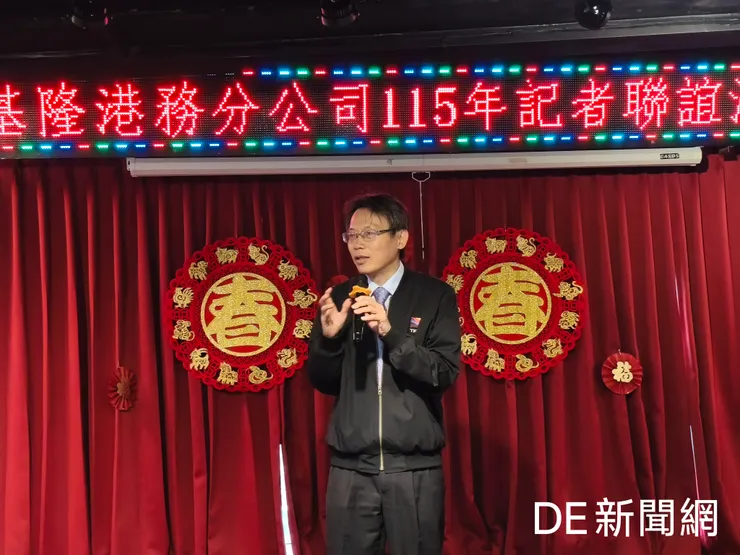 基隆港務分公司總經理蘇建榮。(記者曾金萬/攝)