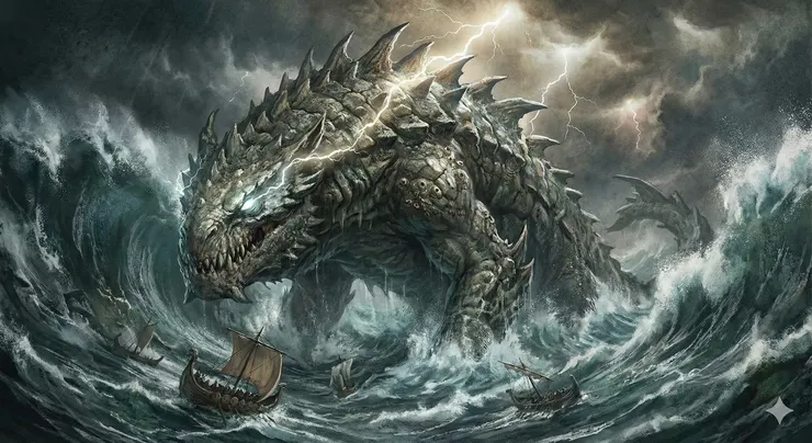 ▲ AI繪製的利維坦