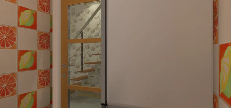 門的旁邊是雪櫃。