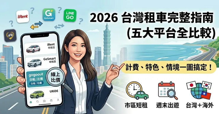 台灣租車完整指南-5大租車平台比較